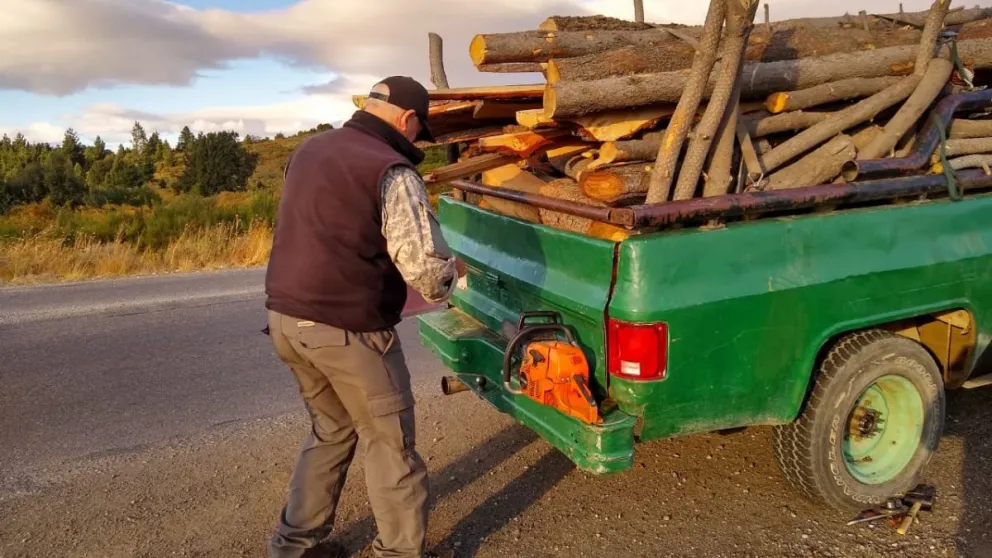 Un hombre fue interceptado transportando leña sin habilitación