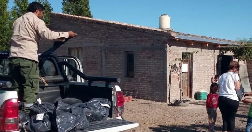 Personal del SPLIF lleva adelante distintas tareas solidarias