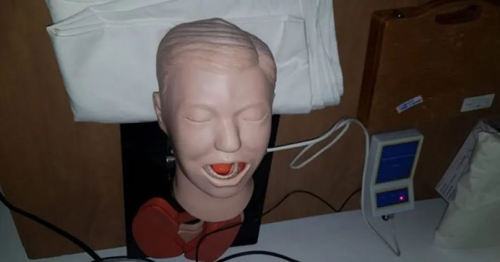 El Ramón Carrillo incorporó equipamiento para ejercitar intubaciones endotraqueales