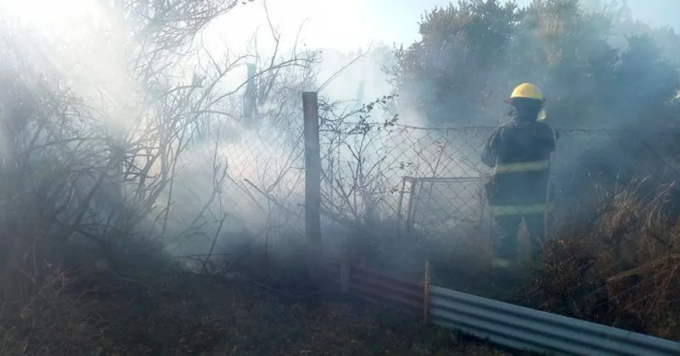 Incendio en el barrio Parque Lago Moreno