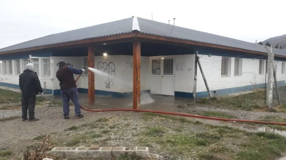 El municipio realiza desinfecciones diurnas y nocturnas en las zonas más transitadas