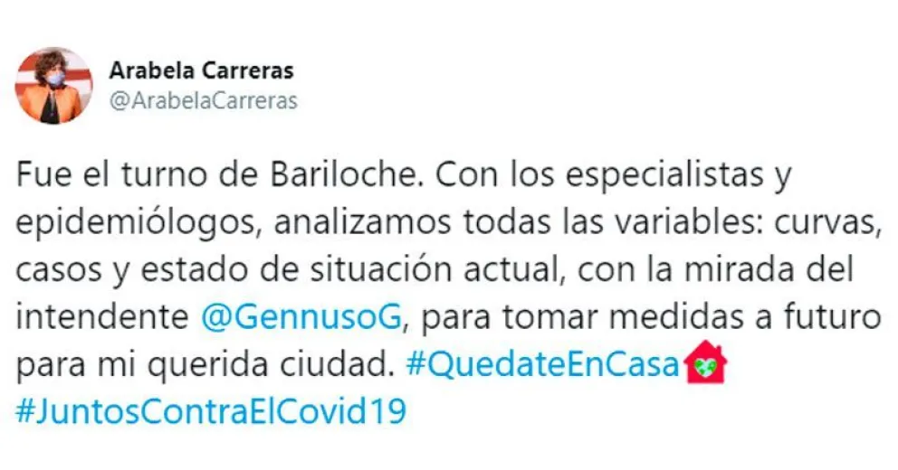 Arabela analizó junto a Gennuso y equipos de salud la situación epidemiológica actual y medidas a tomar
