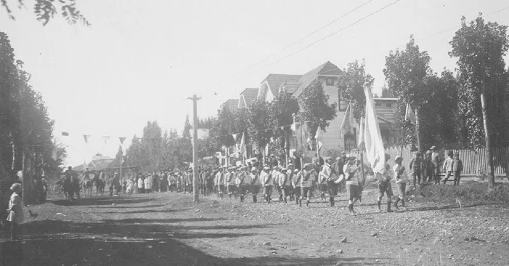 Bariloche festejó durante años el primer izamiento de la bandera argentina en la región