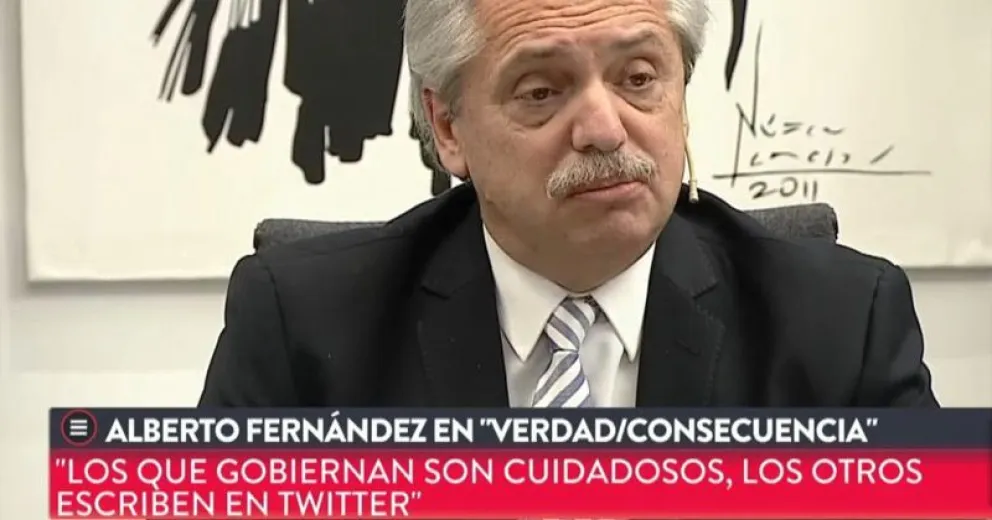Alberto Fernández: "Hay que ir levantando paulatinamente la cuarentena"