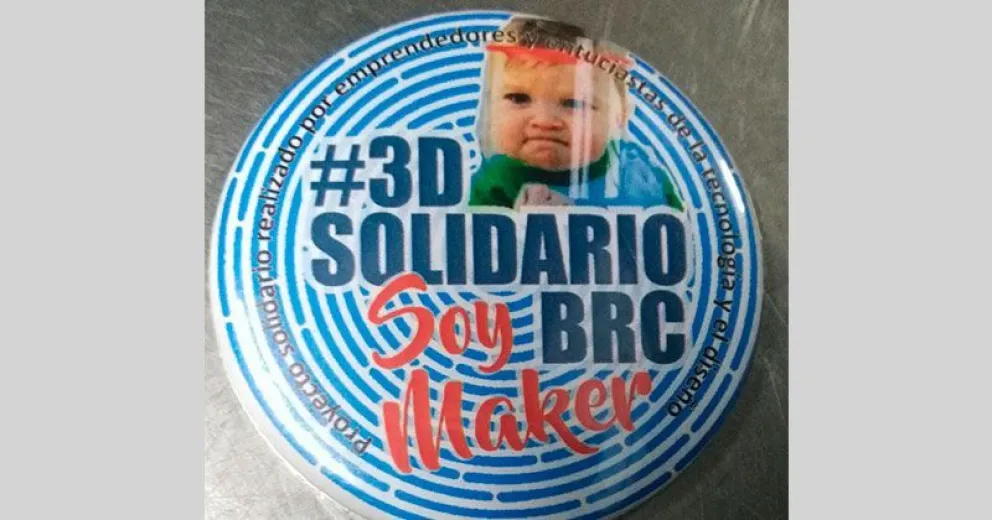 Programa 3D Solidario Bariloche puso fin a su aporte de protectores faciales