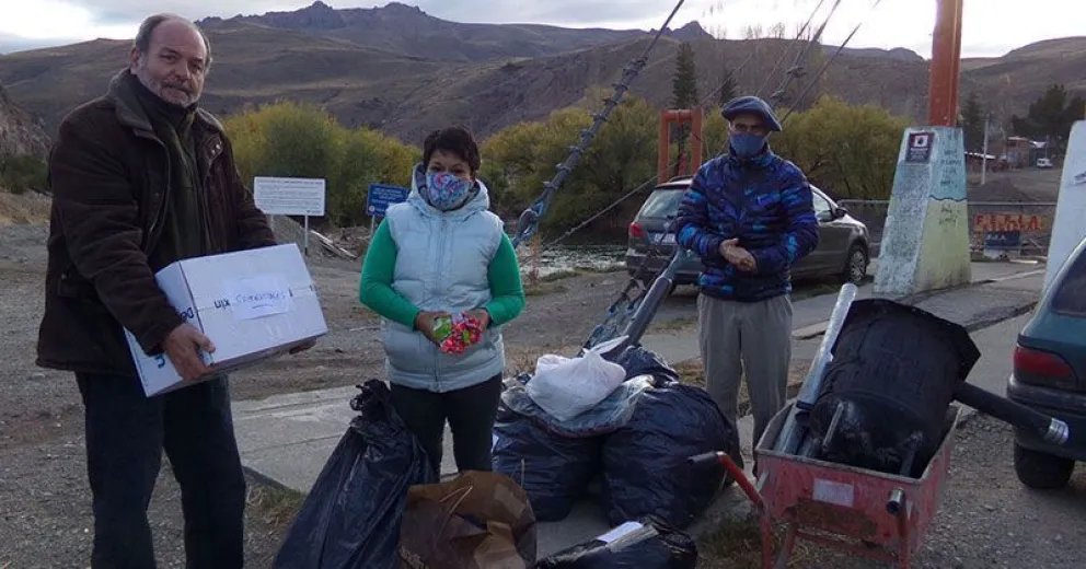El Viaje Solidario Bariloche 117 durante la pandemia llegó a Panquehuao y Corralito