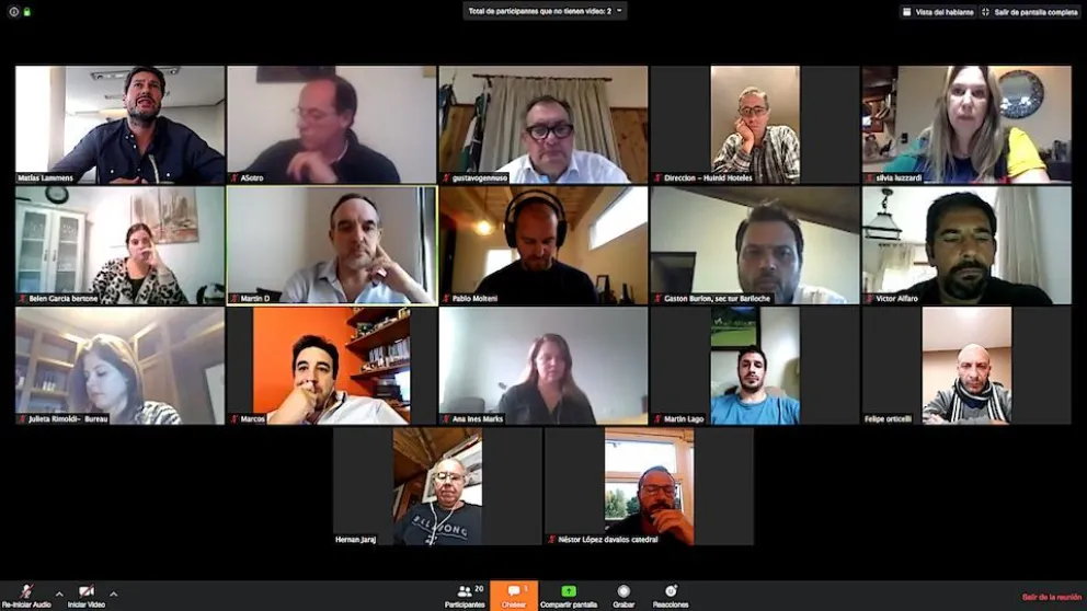 Matías Lammens dialogó con empresarios del sector turístico de Bariloche