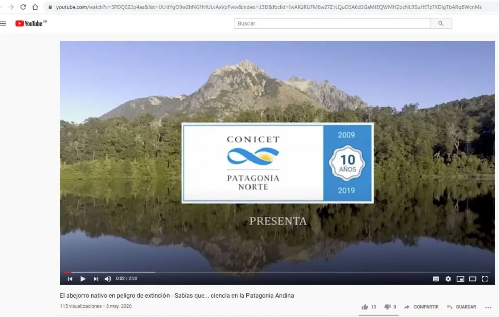 Desarrollo de actividades del INIBIOMA durante la pandemia