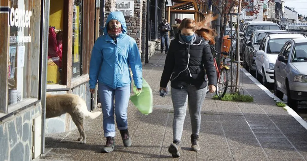 El viento continuó hasta el mediodía de este viernes. 