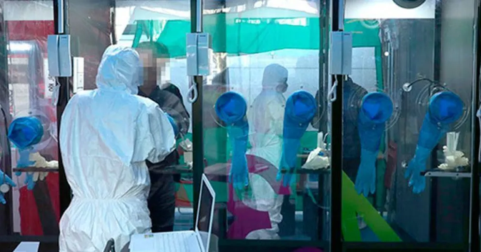 COVID-19: diseñan en Argentina cabinas para realizar hisopados de forma segura
