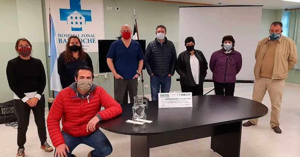 Hospitales públicos recibieron la donación de Juntos Somos Río Negro