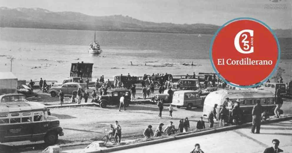 Se cumplieron 60 años del famoso “lagomoto” que destruyó el muelle del Nahuel Huapi