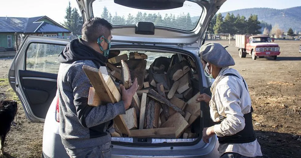 Cronograma de entrega de leña del Plan Calor la próxima semana