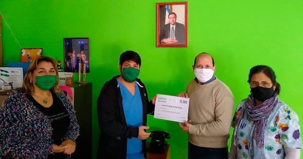 El aporte solidario de Juntos Somos Río Negro llegó a las comisiones de fomento