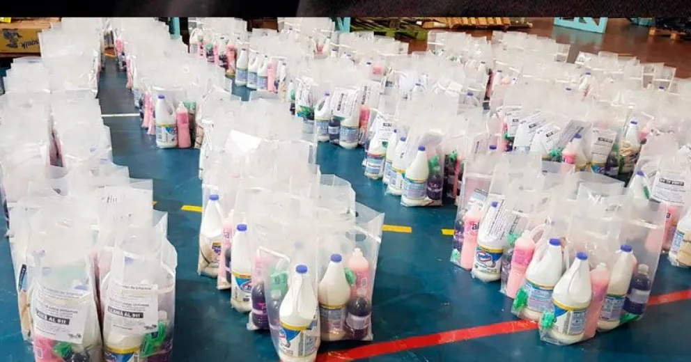 La Cámara finalizó exitosamente su campaña “Doná un combo de limpieza”