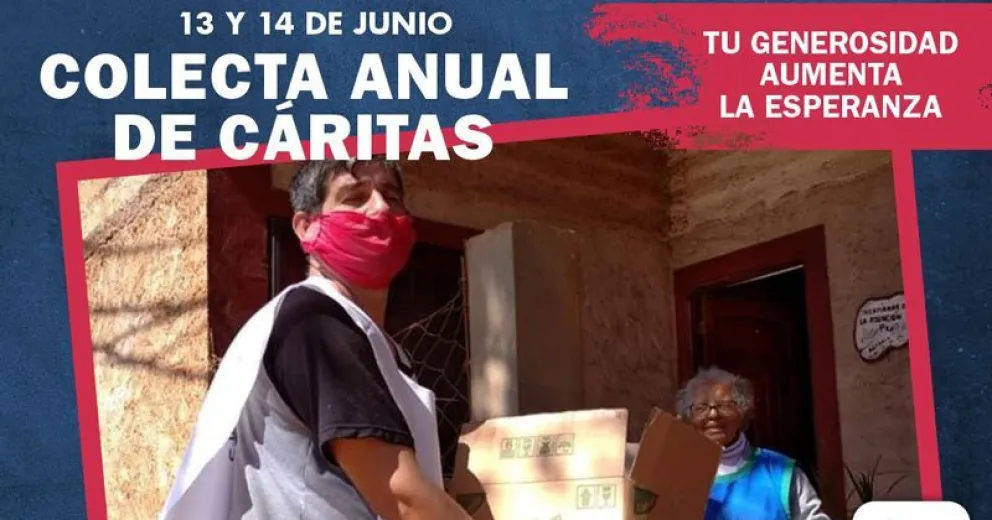 Convocan a participar de la Colecta Anual de Cáritas