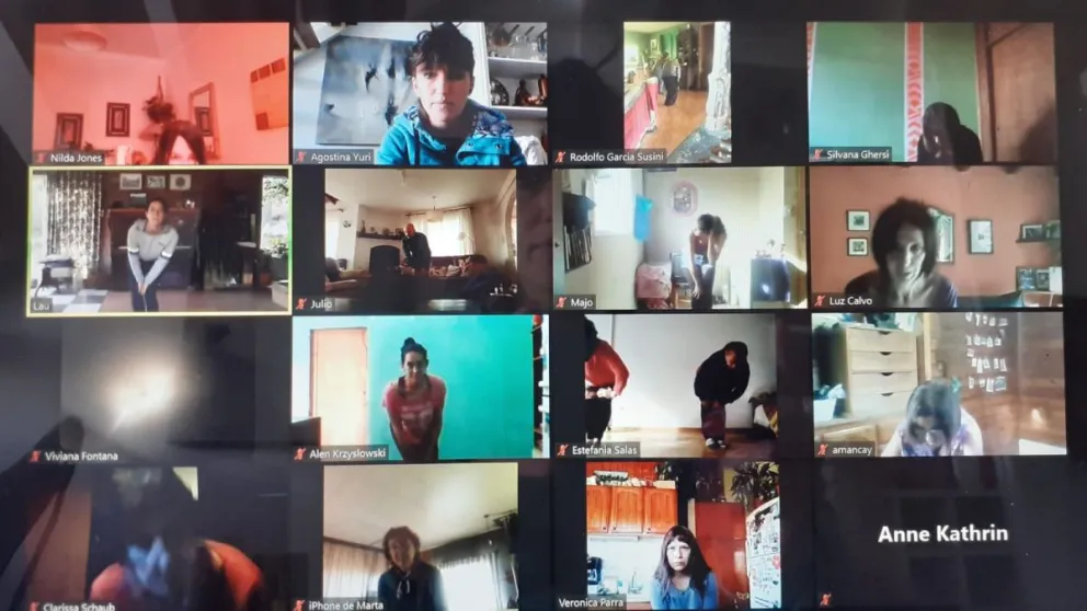 Cursos artísticos online: reabren cupos para talleres del Ballet Tolkeyen