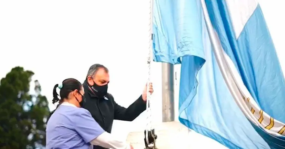 “Belgrano fue una de las personas que hizo nuestra historia”, dijo el intendente en el Día de la Bandera