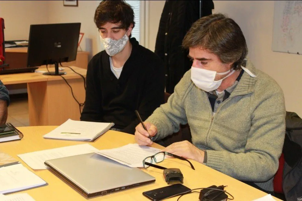 El Ente de Desarrollo de la Cordillera coordinó con Dina Huapi articular trabajos en conjunto