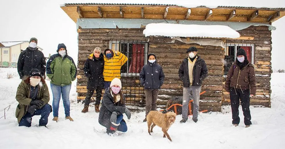 El Hogar de Cristo inauguró casita propia, otro paso en el camino de recibir la vida como viene