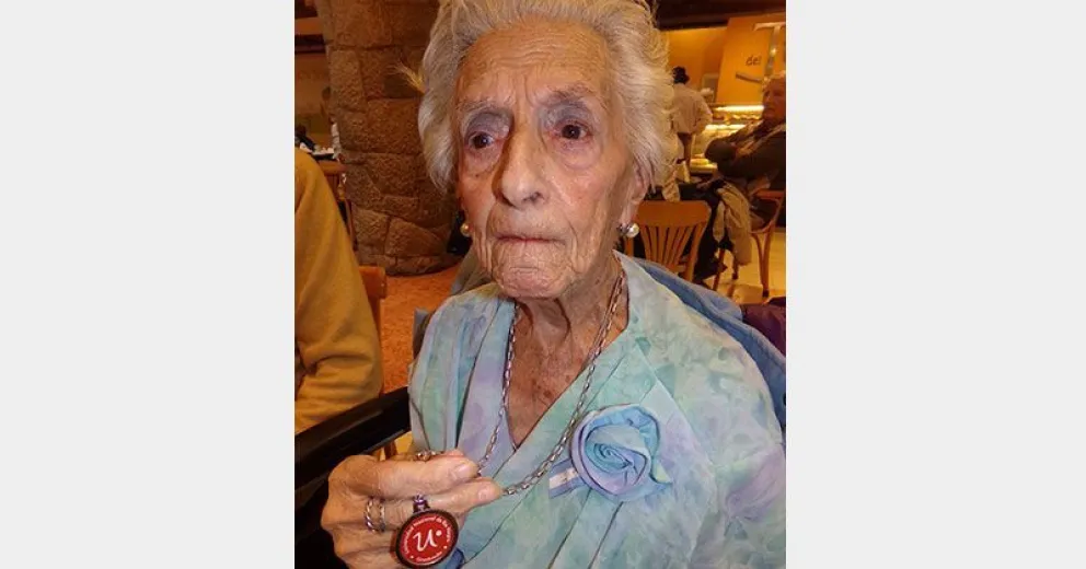 Elma en su cumpleaños 98 quiso hablar del gran amor de su vida