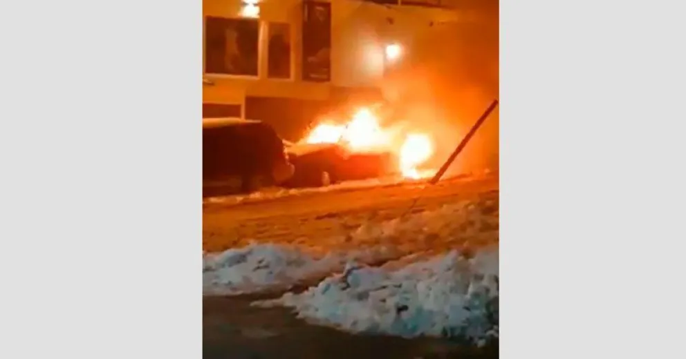 Era de “Micky” Ruffa el auto que  fue destruido por un incendio