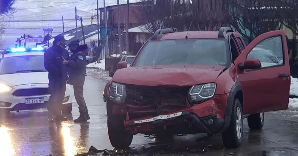 Daños materiales en un choque