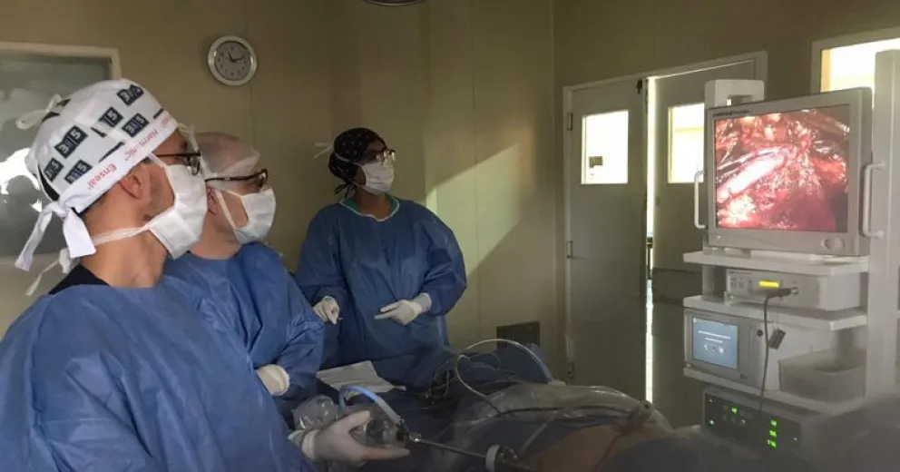 Cirugía inédita en la región patagónica