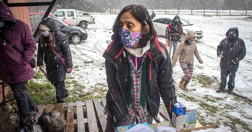 Ojos de Cielo recibió la donación de dos contenedores y espera por el predio propio