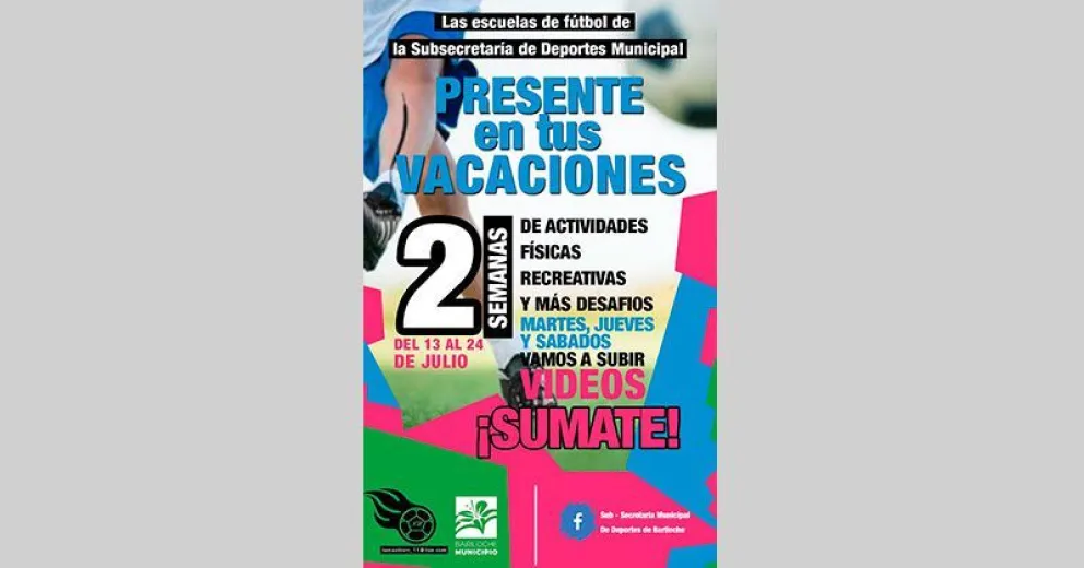 Las escuelas municipales de fútbol presentes en las vacaciones