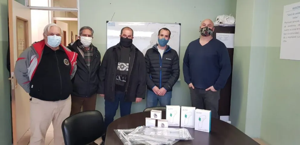 Rotarios donaron insumos al Hospital Zonal