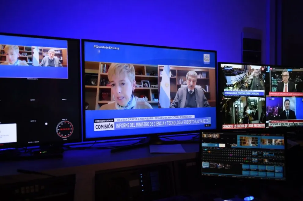 Roberto Salvarezza en la Comisión de Ciencia y Tecnología del Senado