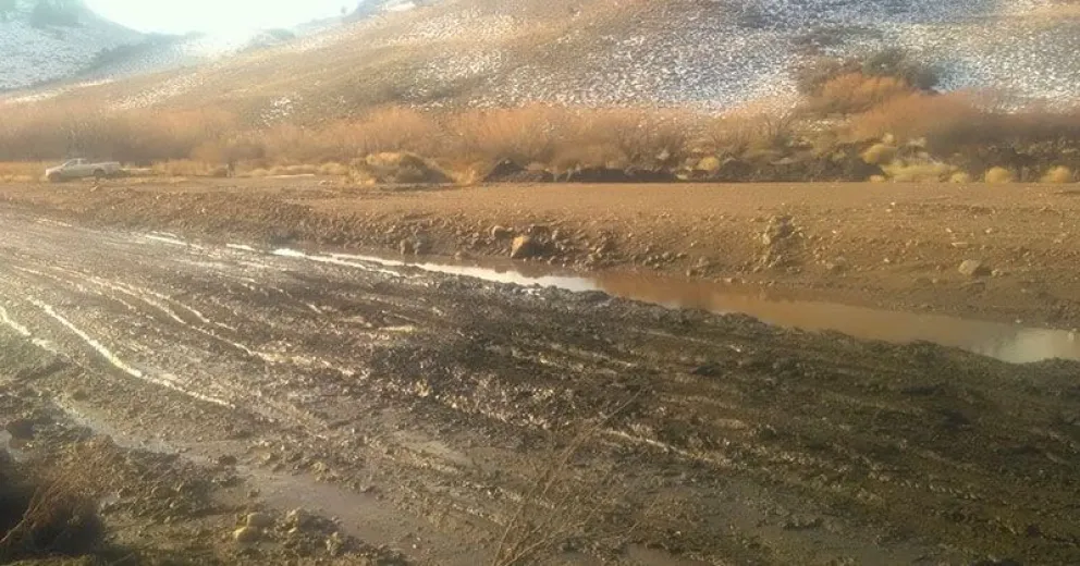 Ruta 23 intransitable para camiones y vehículos de tracción simple