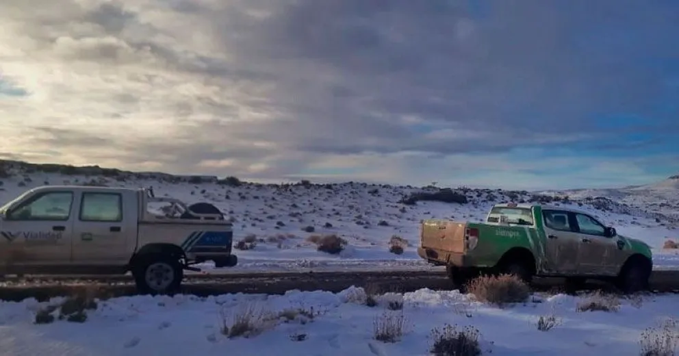 Por las nevadas, sigue la restricción de circulación en rutas de Región Sur y Zona Andina