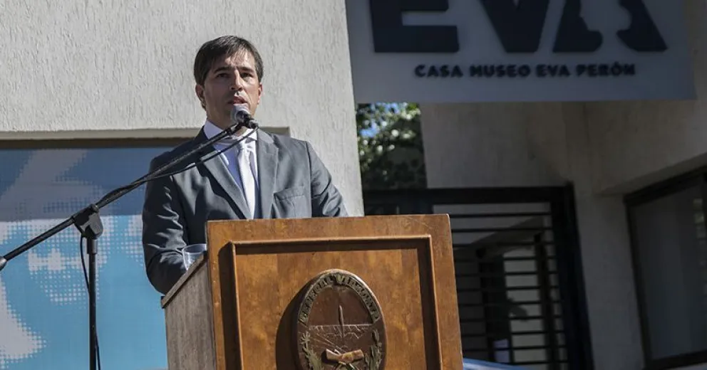 FRANCO FLEXAS, INTENDENTE DE LOS TOLDOS: “Evita fue la figura más importante del siglo pasado”