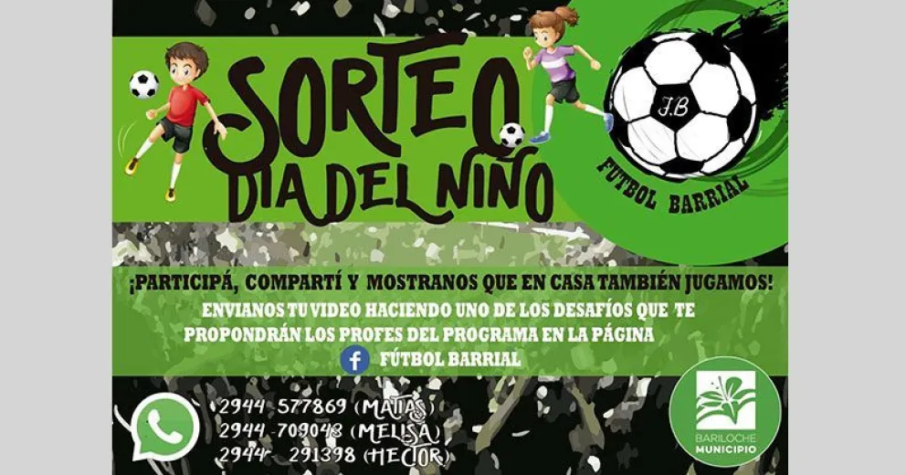 Sorteo para festejar el Día del Niño y la Niña