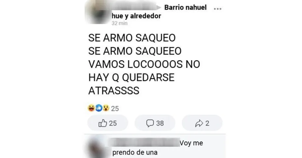 Secuestran los teléfonos celulares de un individuo que habría incitado a cometer “saqueos”