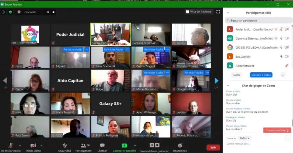 Expediente digital: en una semana se capacitaron casi 500 personas