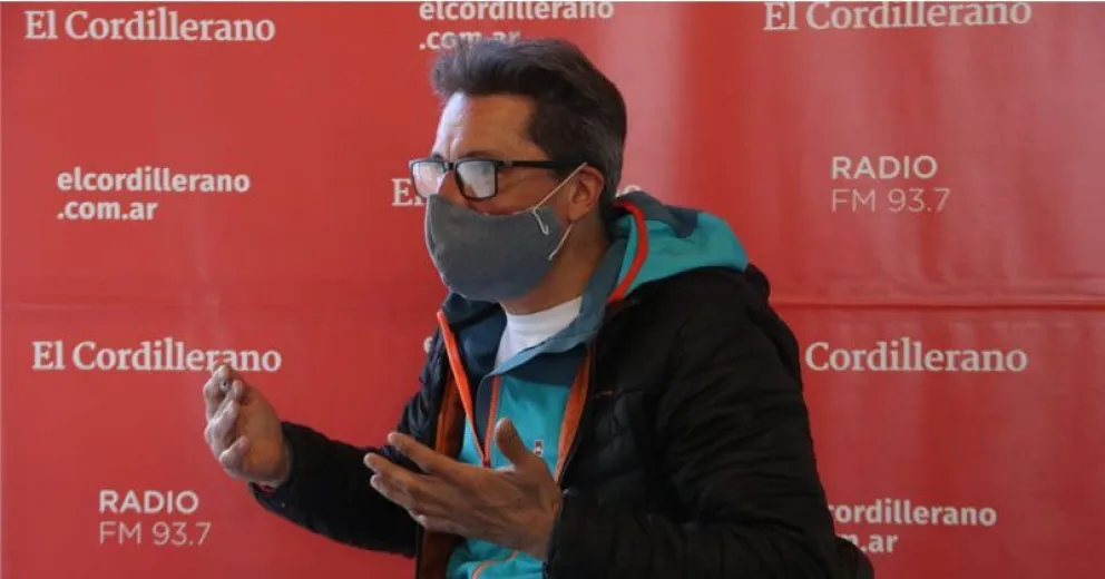 Máximo Daulte, en El Cordillerano.  (Foto: Fabio Hernández) 