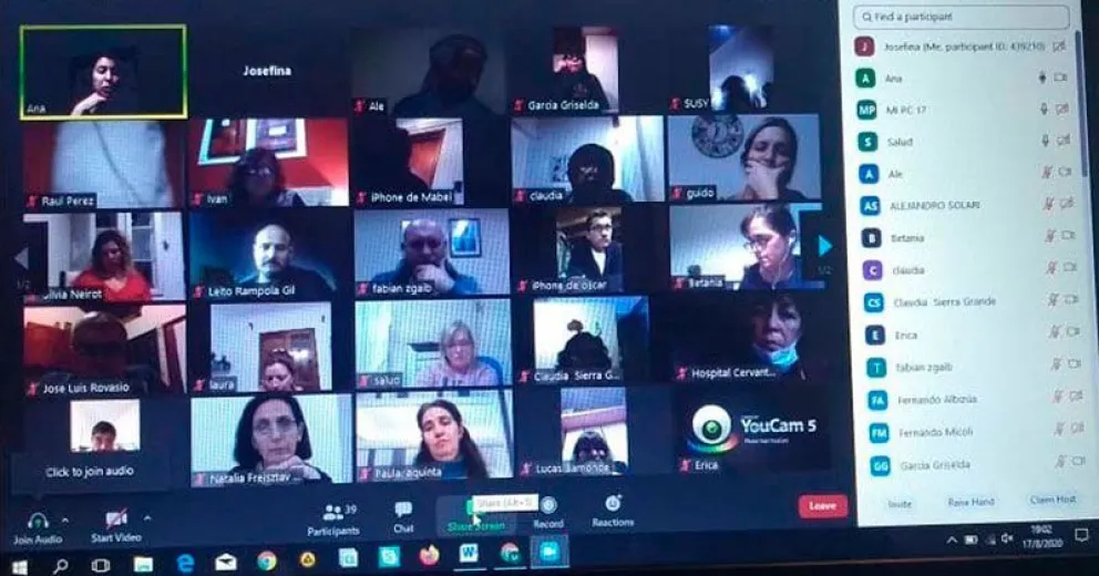 Zgaib y los directores de los 36 nosocomios analizaron el contexto actual de cada institución