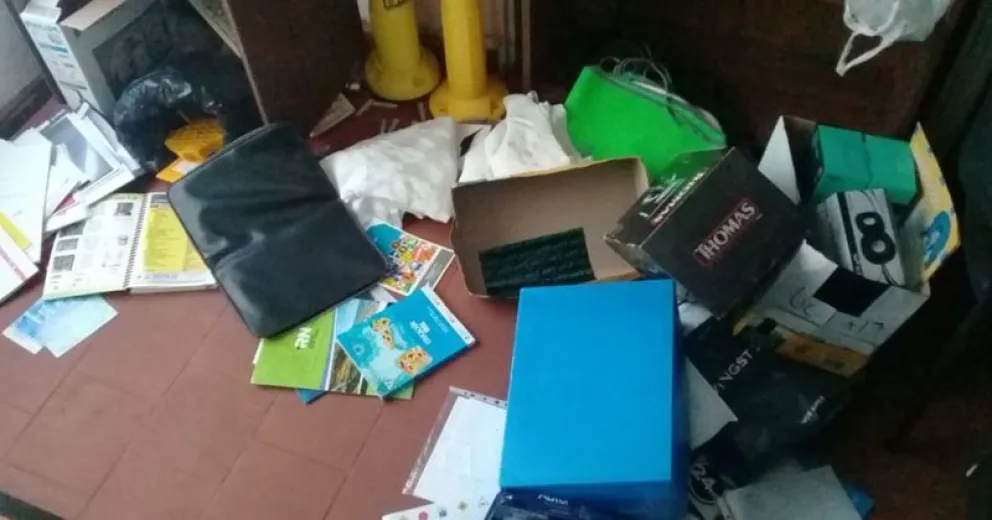 Nuevos destrozos y robo en la oficina de Tránsito y Transporte  