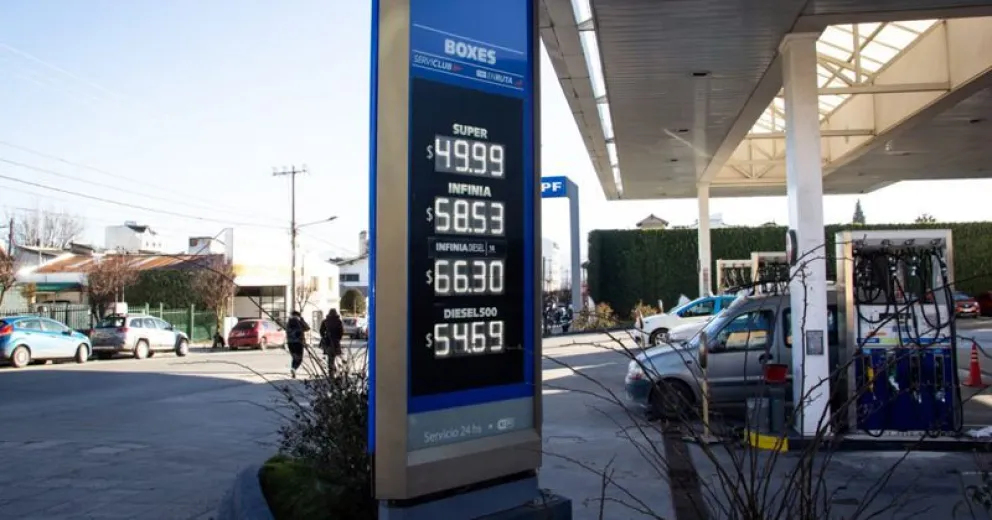 Combustibles aumentaron en promedio un 4,5%