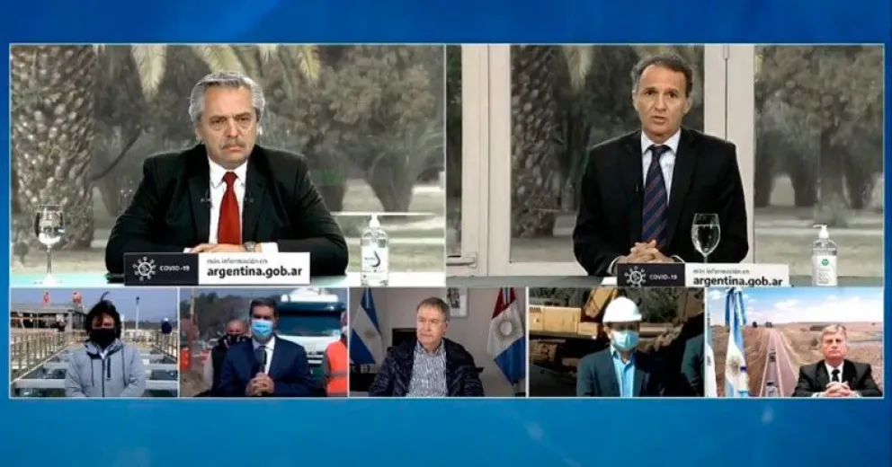 "No nos van a doblegar los que gritan", advirtió Fernández