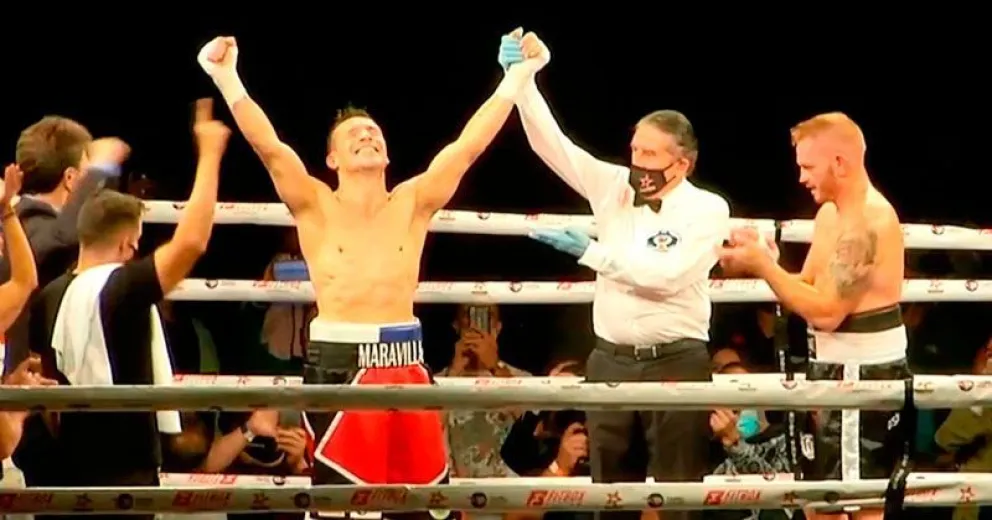 Sergio "Maravilla" Martínez ganó por nocaut en su regreso al boxeo