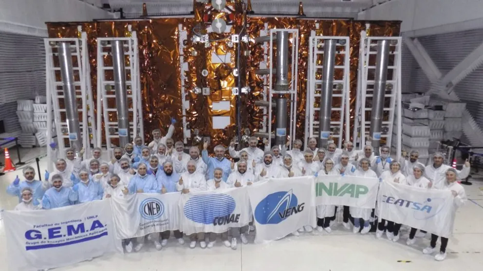 ¿A qué hora es la transmisión del lanzamiento del SAOCOM 1B?