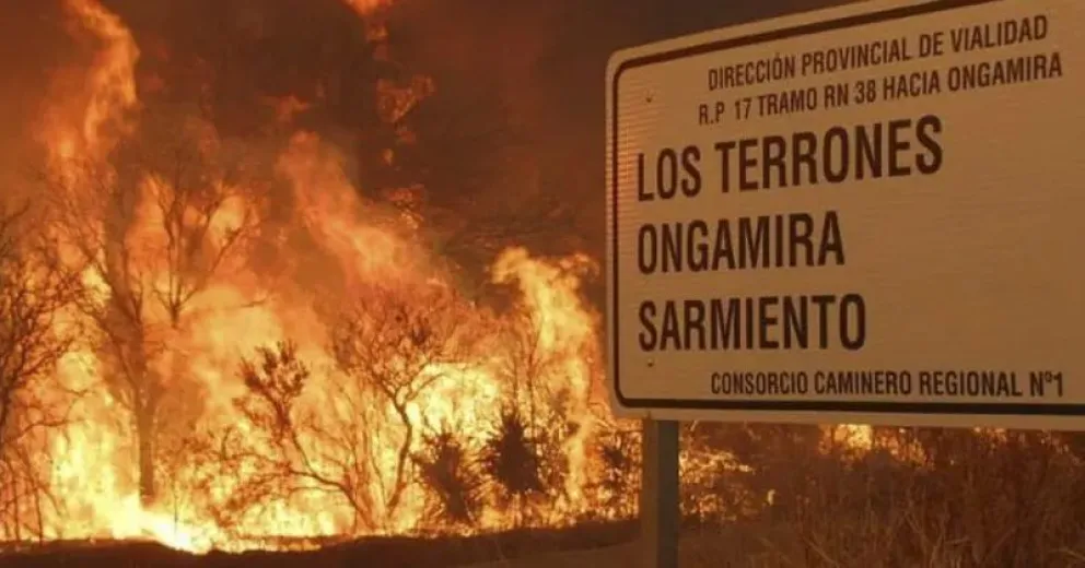 Ya son 9 las provincias con incendios forestales por la sequía