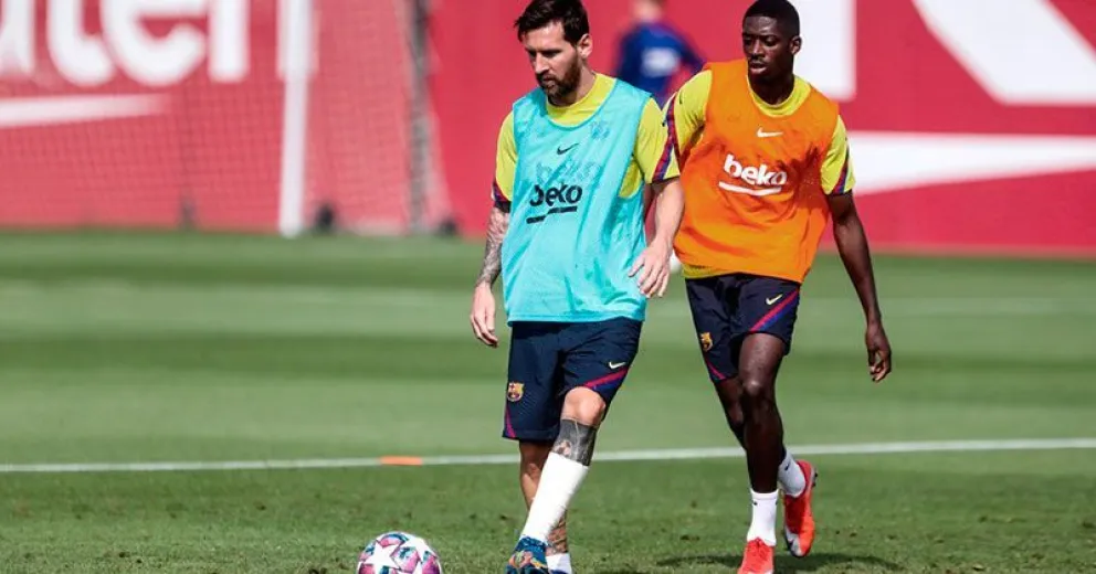 Messi se presentará el lunes al entrenamiento de Barcelona
