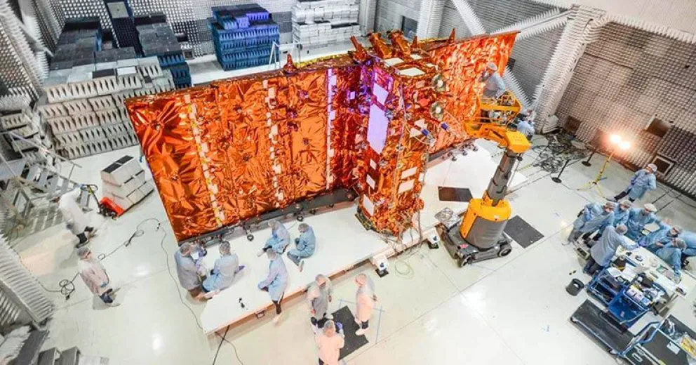 El Saocom 1B, en números