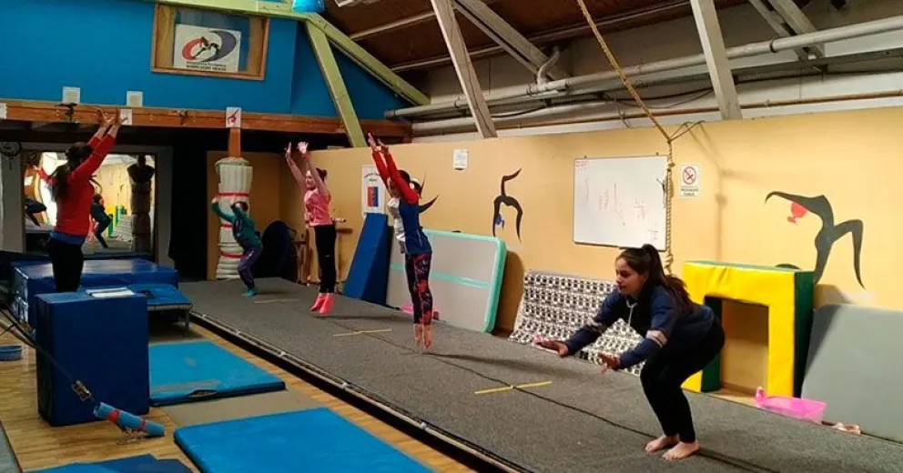 Con mucha alegría la gimnasia artística volvió a los entrenamientos