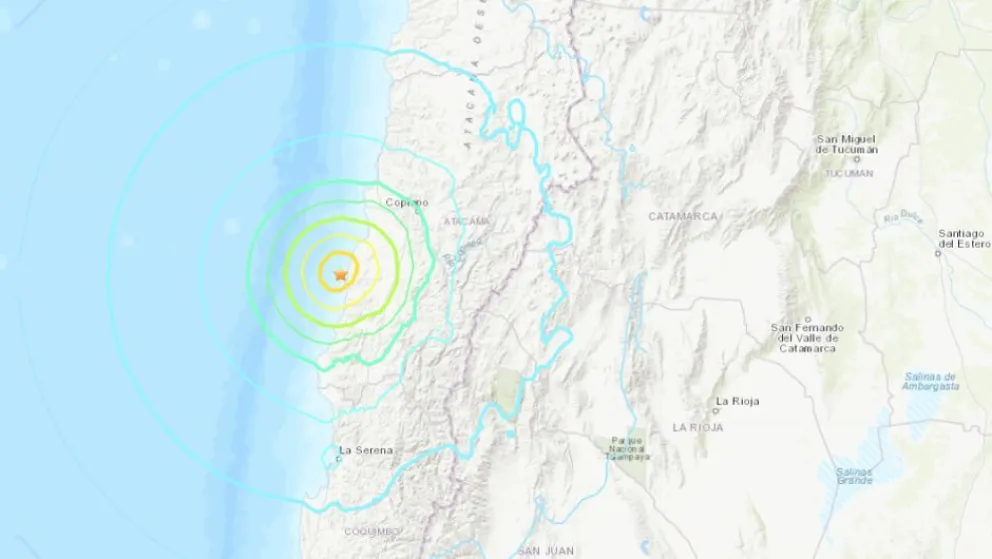 Un terremoto sacudió a Chile durante la madrugada
